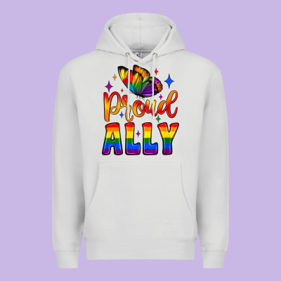Proud Ally Premium Hoodie Designed By Jahusdesignshop