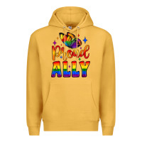 Mustard proud ally Premium Hoodie - JahusDesignShop
