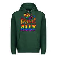 Sports Green proud ally Premium Hoodie - JahusDesignShop