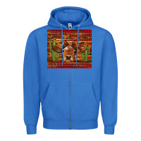 True Royal western christmas cow tumbler Zipper Hoodie - Jasminsmagicworld