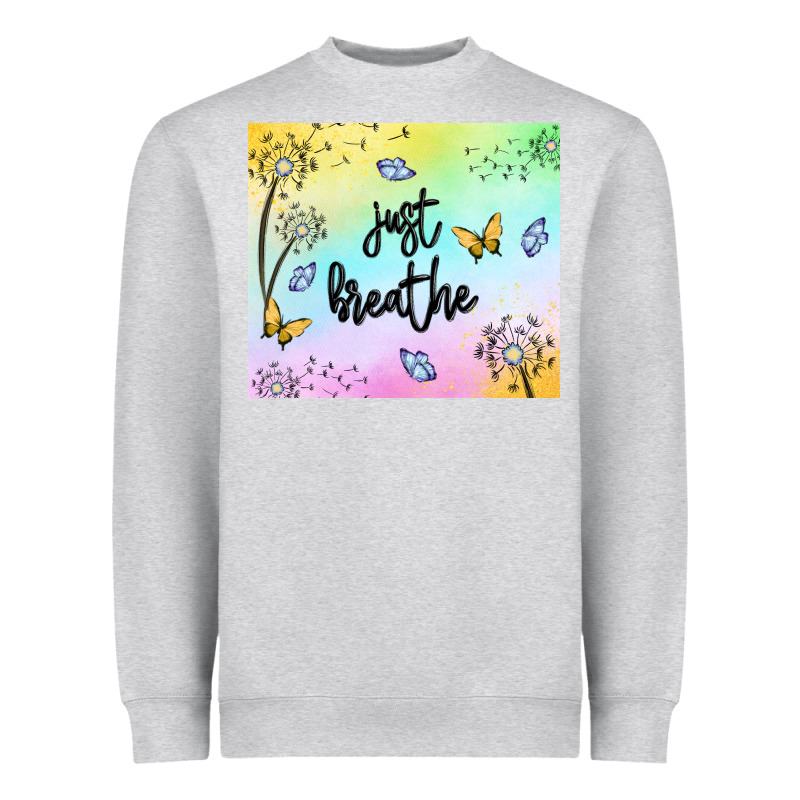 Just Breathe Heavyweight Sweatshirt by MaliasSmallBusiness | Teevron