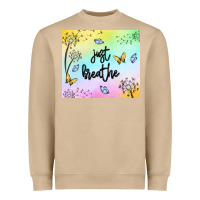 Mushroom just breathe Heavyweight Sweatshirt - MaliasSmallBusiness