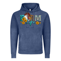 Vintage Denim Western Farm Life Rooster Head Vintage Hoodie - LillyAllenDesigns