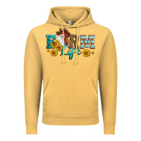 Vintage Mustard Western Farm Life Rooster Head Vintage Hoodie - LillyAllenDesigns