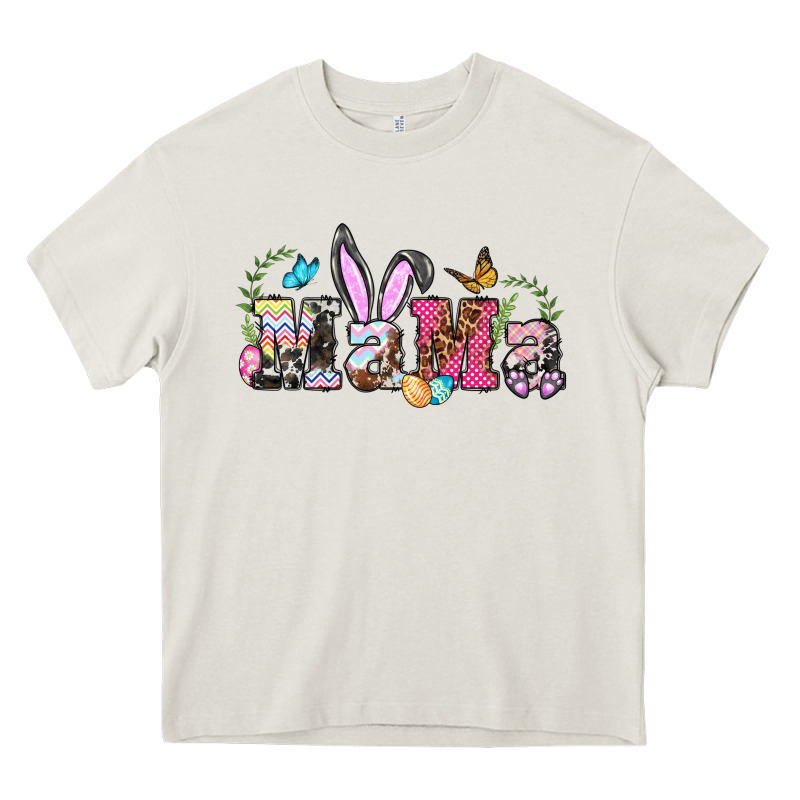Easter Bunny Mama Heavy Core Tee by BarkalooDesign | Teevron