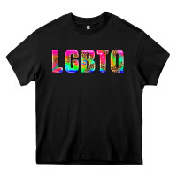 Black lgbtq Heavy Core Tee - HRA Design Shop