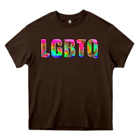 Chocolate Brown lgbtq Heavy Core Tee - HRA Design Shop