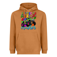 Meerkat Autism Awareness crusher Heavyweight Hoodie - NancyCooperArtShop