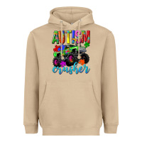 Mushroom Autism Awareness crusher Heavyweight Hoodie - NancyCooperArtShop