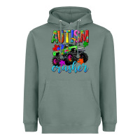 Sage Autism Awareness crusher Heavyweight Hoodie - NancyCooperArtShop