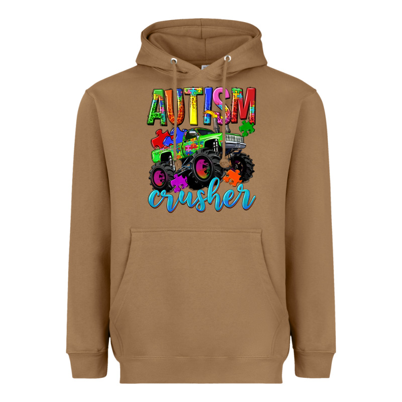 Autism Awareness Crusher Heavyweight Hoodie by NancyCooperArtShop | Teevron