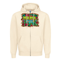 Sandshell mama cita serape background Zipper Hoodie - BarkalooDesign