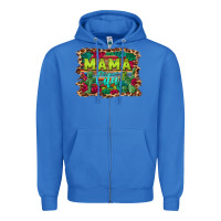 True Royal mama cita serape background Zipper Hoodie - BarkalooDesign