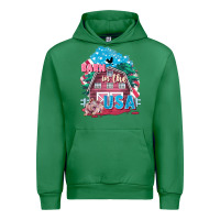 Emerald Barn in the USA Urban Hoodie - FaDigitalArtStudio