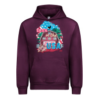 Mauve Wine Barn in the USA Urban Hoodie - FaDigitalArtStudio