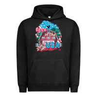 Pigment Black Barn in the USA Urban Hoodie - FaDigitalArtStudio