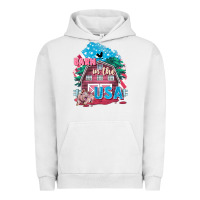 Pigment Lunar Rock Barn in the USA Urban Hoodie - FaDigitalArtStudio