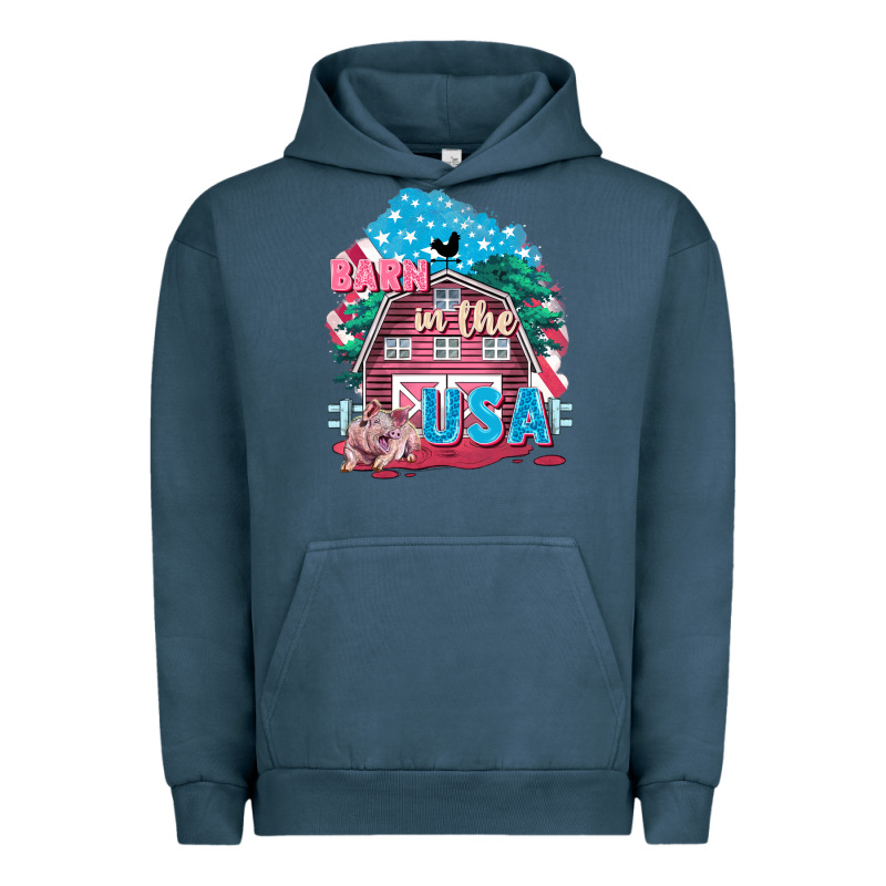 Barn In The Usa Urban Hoodie by FaDigitalArtStudio | Teevron