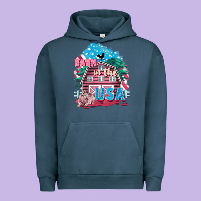 Barn In The Usa Urban Hoodie Designed By Fadigitalartstudio