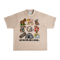 French Oak let me tell you a story Urban Heavy Tee - MaliasSmallBusiness