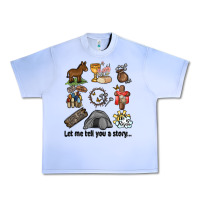 Grape Ice let me tell you a story Urban Heavy Tee - MaliasSmallBusiness