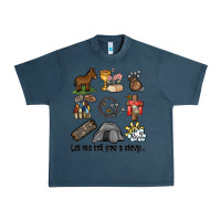 Midnight Navy let me tell you a story Urban Heavy Tee - MaliasSmallBusiness