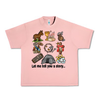 Salmon let me tell you a story Urban Heavy Tee - MaliasSmallBusiness
