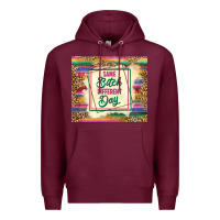 Burgundy same bitch different day Premium Hoodie - TumblerDesignByShophia