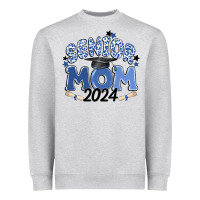 Heather Grey senior mom 2024 Heavyweight Sweatshirt - MaliasSmallBusiness