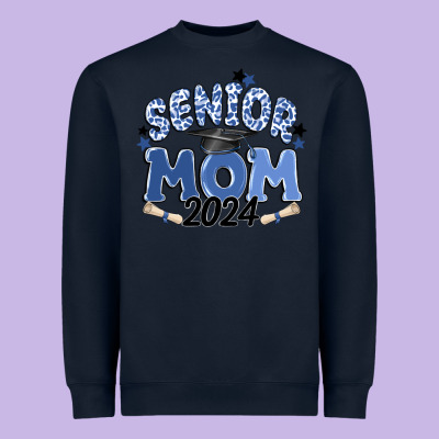 Senior Mom 2024 Heavyweight Sweatshirt Designed By Maliassmallbusiness