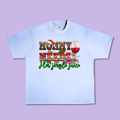 Mommy Needs Her Jingle Juice Urban Heavy Tee Designed By Adodesignshop