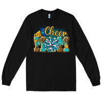 Black cheer mom Long Sleeve Tee - NancyCooperArtShop