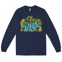 Navy cheer mom Long Sleeve Tee - NancyCooperArtShop