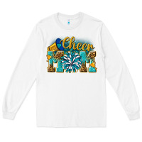 White cheer mom Long Sleeve Tee - NancyCooperArtShop