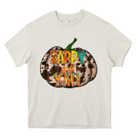 Cream happy fall yall Heavy Core Tee - RacoonDesign