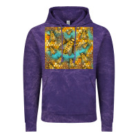 Cloud Purple Bumble Bees Vintage Hoodie - LillyAllenDesigns