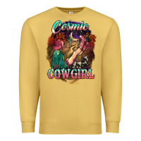 Antique Gold Cosmic Cowgirl Premium Sweatshirt - HowdyJamesFarm