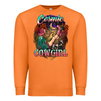 Carrot Cosmic Cowgirl Premium Sweatshirt - HowdyJamesFarm