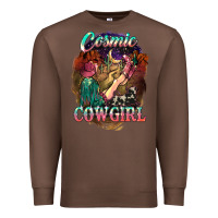 Chestnut Cosmic Cowgirl Premium Sweatshirt - HowdyJamesFarm