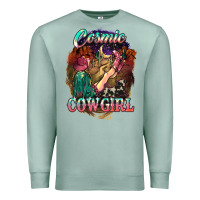 Seafoam Cosmic Cowgirl Premium Sweatshirt - HowdyJamesFarm