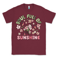 Burgundy soul full of sunshine Classic Tee - MaliasSmallBusiness