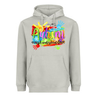 Moon Dust Autism accept understand love Heavyweight Hoodie - NancyCooperArtShop