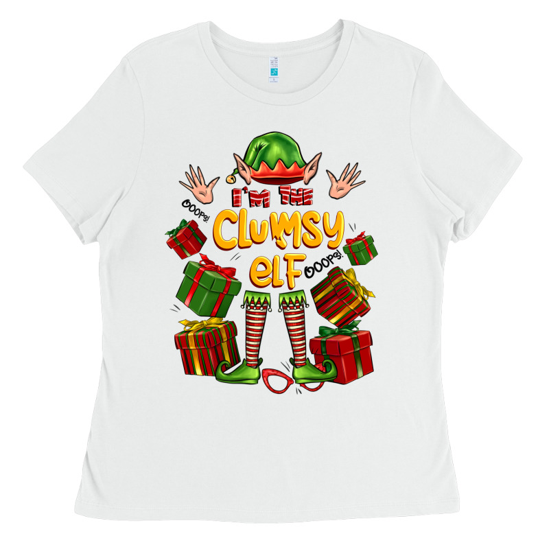 Im The Clumsy Elf Ladies Tee by FaDigitalArtStudio | Teevron