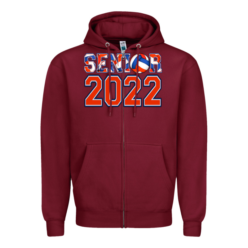 Senior Volleyball Custom Zipper Hoodie by Jasminsmagicworld | Teevron