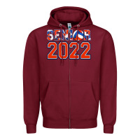 Burgundy senior volleyball custom Zipper Hoodie - Jasminsmagicworld