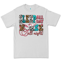 Dove Grey sleep all day nurse all night Premium Tee - AdoDesignShop