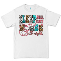 White sleep all day nurse all night Premium Tee - AdoDesignShop