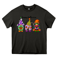 Asphalt happy halloween gnomes black Heavy Core Tee - RacoonDesign