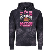 Cloud Black As A Cancer Girl I Was Born With My Heart On My Sleeve And A Mouth Vintage Hoodie - Jasminsmagicworld