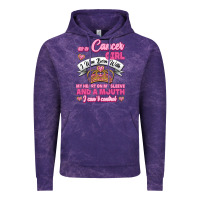 Cloud Purple As A Cancer Girl I Was Born With My Heart On My Sleeve And A Mouth Vintage Hoodie - Jasminsmagicworld